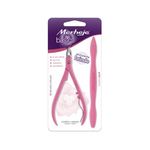 Alicate Cutícula Merheje + Espátula Mix